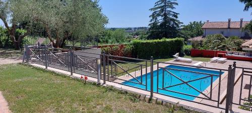 VILLA IL CICLAMINO - relaxing detached 70m2 house with 300m2 outdoor, in-ground big pool for exclusi in Riano