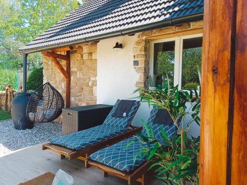 Erkély/terasz, Chalet d' amour in Kamenný Újezd