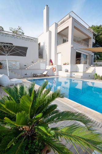 Kalavria Luxury Suites, Afroditi Suite with magnificent sea view and private swimming pool. - Accommodation - Poros