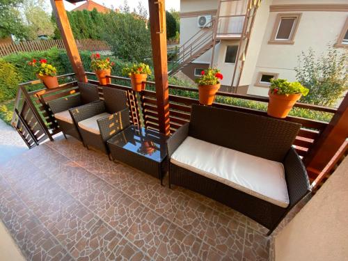 Balcony/terrace, Green Garden Apartman in Kertvaros