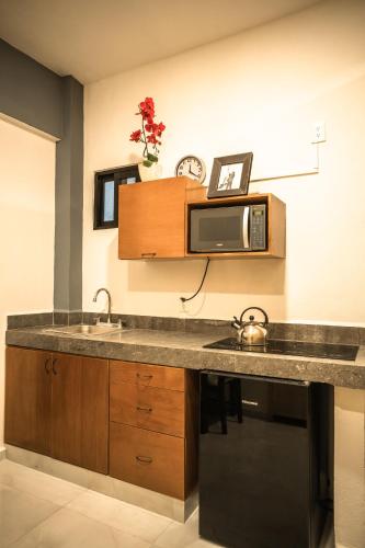 Cocina, Maui Hostel in Playa del Carmen