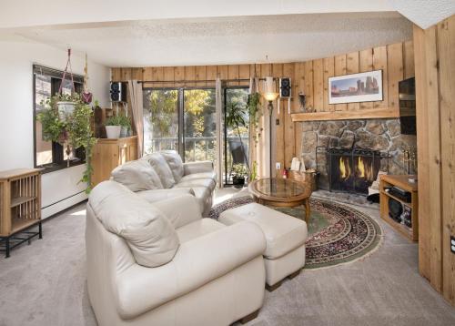 Creekside Townhome with wood burning fireplace in Vail townhouse