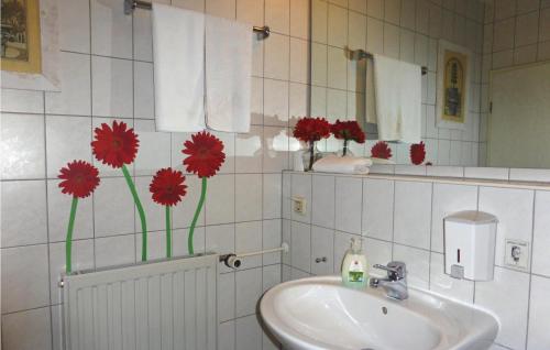Bathroom, Amazing home in Auerbach with 16 Bedrooms, Sauna and WiFi in Auerbach im Vogtland