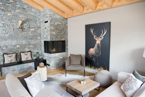 Alpine chic apartment at Rothorn cable car in Valbella, Schweiz