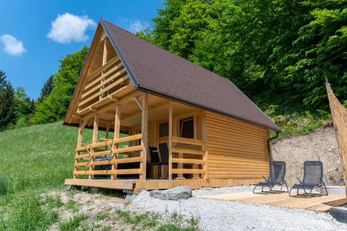 Viesnīcas āriene, Glamping Laze in Kopacnica