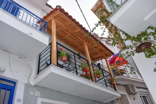 Balkong/terasse, Klaidis house 2 floor in Skiathos