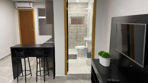 Novo apartamento Studio a poucos passos do Paraguai - Vila Portes