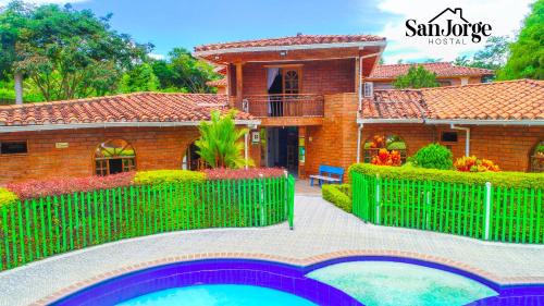 Exterior view, Hostal San Jorge in La Esperanza