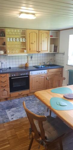 廚房, Ferienhof Ziegler Salbei in 拜爾斯布龍