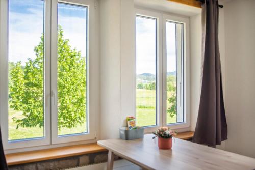 Kilátás, La Ferme du Bonheur - Chez l'Gaby in Porrentruy