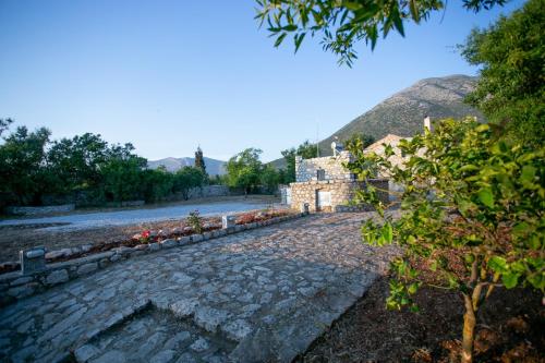 A szálláshely kívülről, Mylos villa Mani in Pyrgos Dyrou