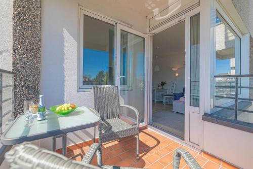 fewo1846 - Sonne und Meer - kleines Studio-Apartment mit Balkon und Meerblick, Glücksburg (zdjęcie 3)