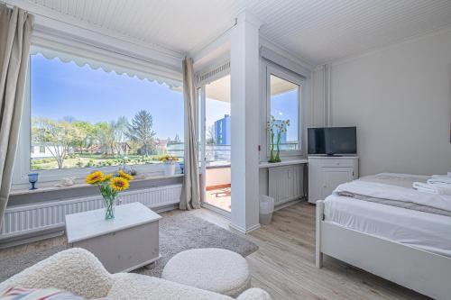 fewo1846 - Sonne und Meer - kleines Studio-Apartment mit Balkon und Meerblick, Glücksburg (zdjęcie 7)