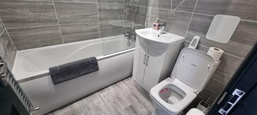 Fürdőszoba, Shirely S, Milton, Cambridge, 2BR House, Newly Refurbished in Milton