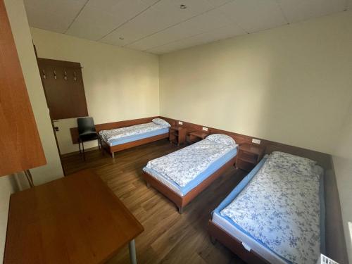 3 twin beds