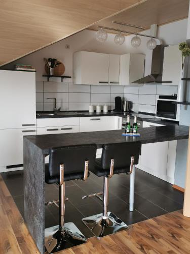 Kitchen, Apartment Hasselstrasse in Mehren (Rhineland-Palatinate)