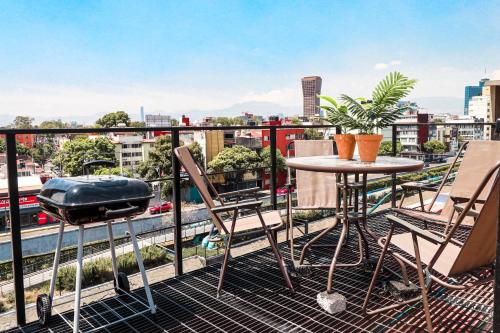 Balcony/terrace, Colmena Hotel CDMX Suites Roma in Mexico City