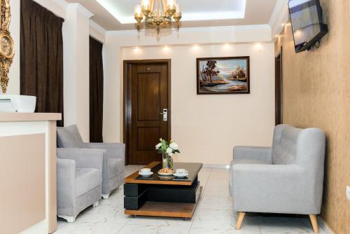 大廳, Hotel Pazari & Apartments in 科爾察