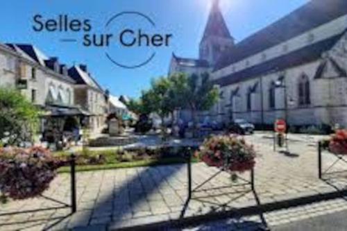 Skats, Maison de ville proche beauval avec parking in Selles-sur-Cher