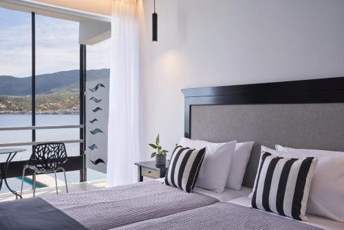 Junior Suite with Sea and Poros Town View