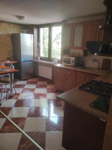 virtuve, Hostel Texas in Suwalki