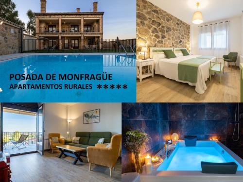 Apartamentos rurales Posada de Monfragüe con jacuzzi - Apartment - Malpartida de Plasencia