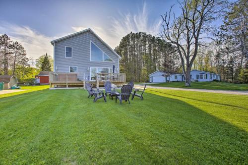 Home with Deck and Hot Tub - Lake Mitchell Views! - Cadillac