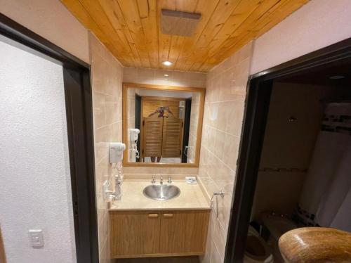 Bathroom, Departamento en Edificio Atenas con excelentes Vistas in Las Leñas