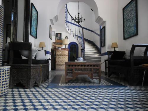 Lobby, Hotel Central in Casablanca