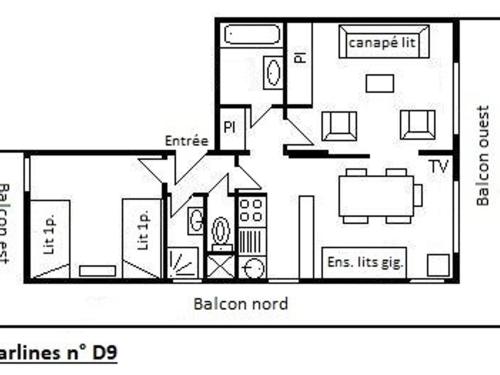 Appartement Méribel 3 pièces 6 personnes - FR-1-180-349 - image 13