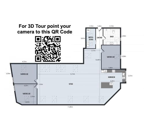 aday - Penthouse 3 bedroom - Heart of Aalborg