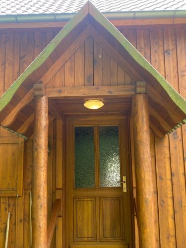 入口, Jagdhaus auf dem Forsthof mit Sauna in 埃卡爾茨貝爾加