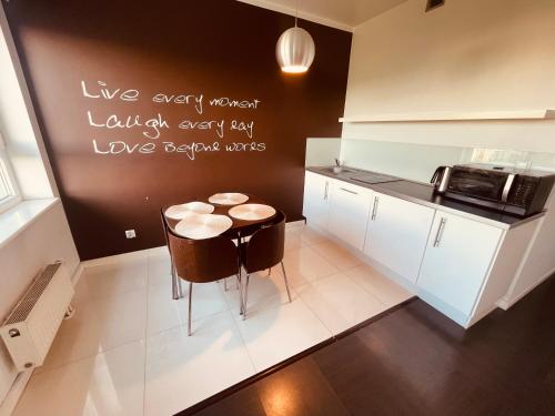 廚房, Apartamenty KTW Dębowe Tarasy (Apartamenty KTW Debowe Tarasy) in 尼基斯佐維科