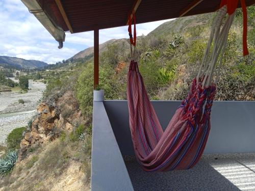 Erkély/terasz, Ecolodge Casa del Montañista (Ecolodge Casa del Montanista) in Huaraz