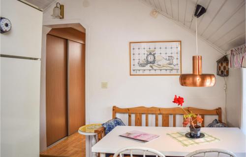 Kitchen, 1 Bedroom Gorgeous Home In Kopingsvik in Bredsatra