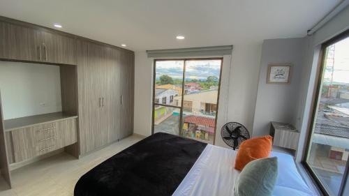 Apartamento con hermosa vista a 5 minutos del parque del café