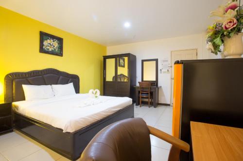 1 double bed