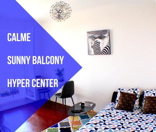 Hyper Center - Balcony Quiet - Air Conditioner - Kitchen - Wifi - Tram Nice