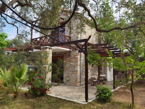 Elea Stone Houses in organic quiet olive grove, Prinos, Thassos