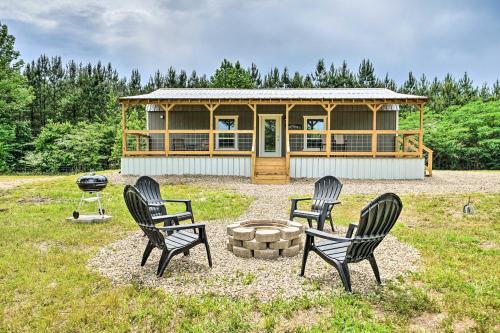 Broken Bow Cabin on 15 Acres with Stocked Fish Pond! in Broken Bow, USA