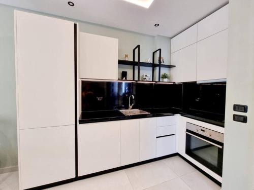 virtuvė, Vacation home near the sea in Durres
