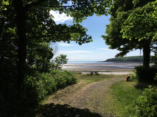 Beach, Fordbank House in Wigtown