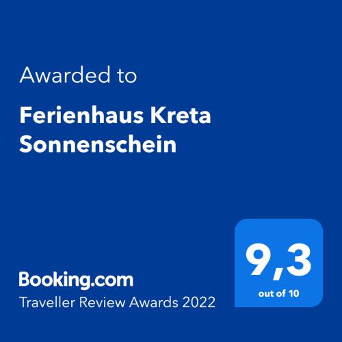 Ferienhaus Kreta Sonnenschein