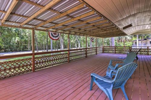 Charming Abode w/ Dock on the Suwannee River in Bell (FL)