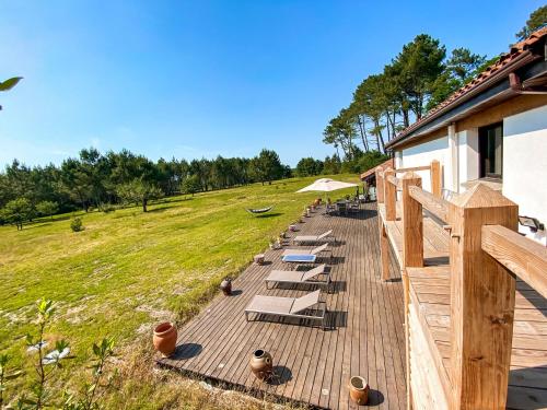 Maison de 3 chambres avec jardin amenage a Mezos gîte à louer Onesse-Laharie
