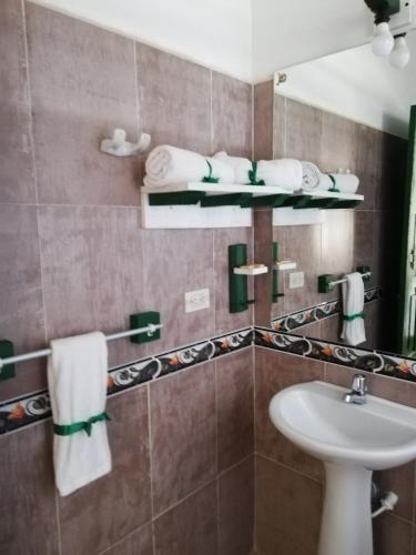 Bathroom, Esquina Colonial in Villa De Leyva