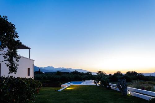 View, Mikro Livadi Special Lodges - Has an Eco Salt water pool - 150m from the beach in Lappei