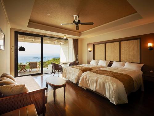 Deluxe Room with Open-Air Bath and Ocean View