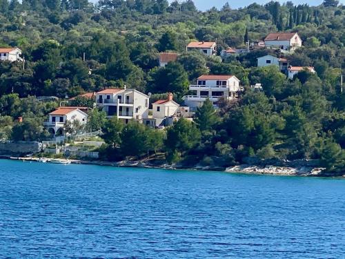 Villa Marina with a private swimming pool right by the sea - Accommodation - Veliki Drvenik