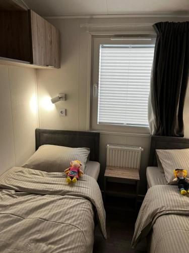  Polderhuisje 1 - Heerlijk chalet dichtbij strand en duin - 2 slaapkamers - Midicamping Van der Burgh - Rockanje in Rockanje